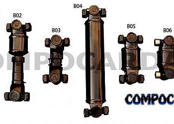 Eixo cardã pedal duplo Eixo cardã pedal duplo