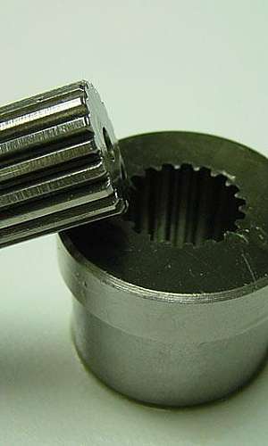 Eixos e buchas estriadas Eixos e buchas estriadas