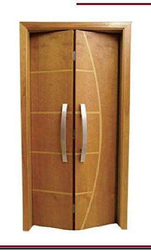 Porta Frisada De Madeira Completa  Porta Frisada De Madeira Completa